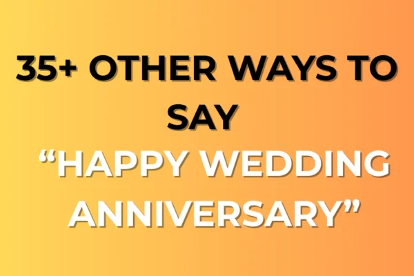 Happy Wedding Anniversary