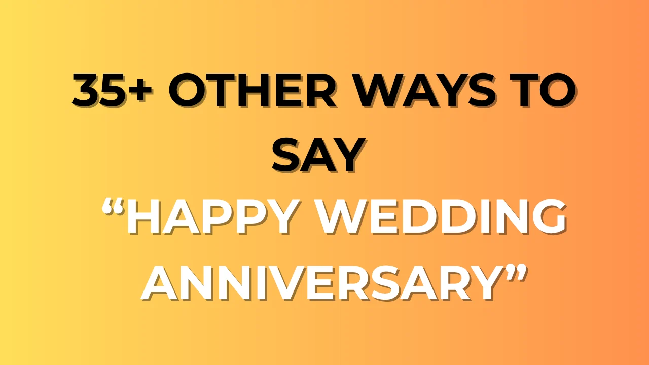 Happy Wedding Anniversary