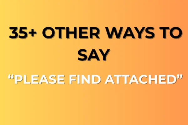 Please Find Attached