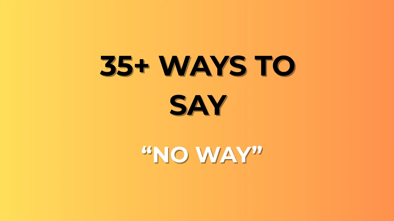 No Way