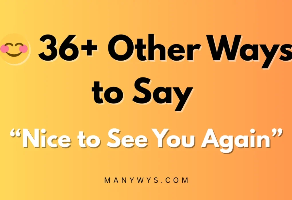 Nice to See You Again