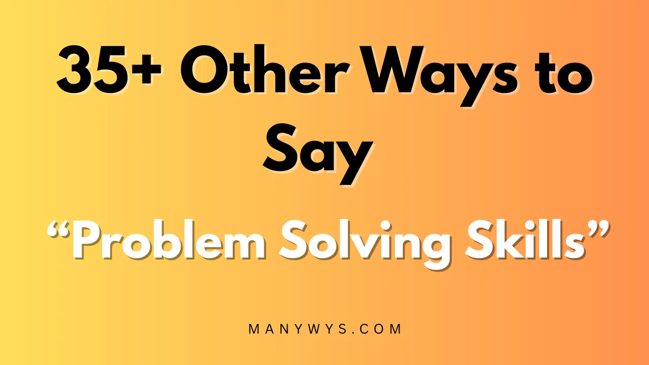 Problem Solving Skills