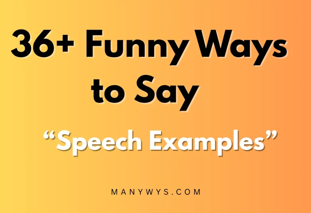 Speech Examples