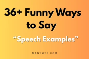 Speech Examples