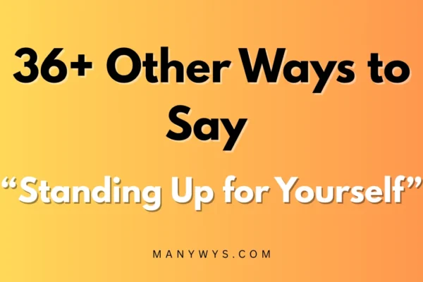 Standing Up for Yourself