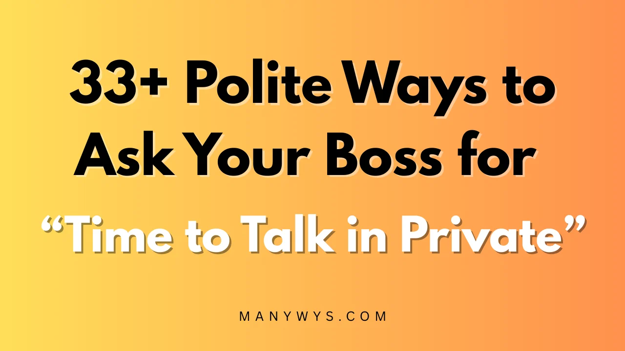 Time to Talk in Private