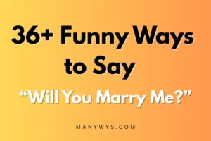 Will You Marry Me