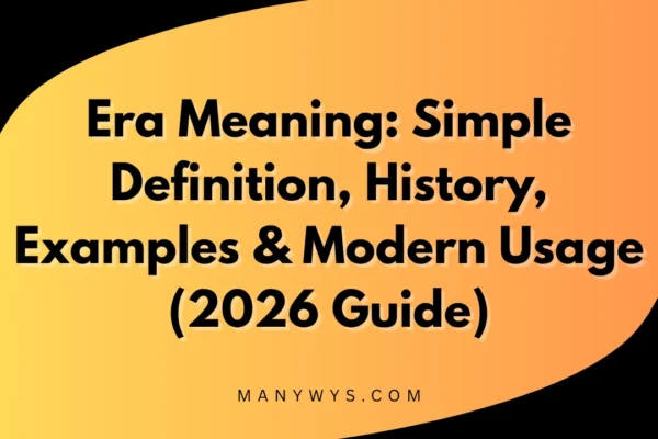 Era Meaning