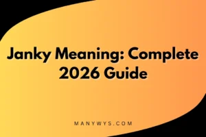 Janky Meaning