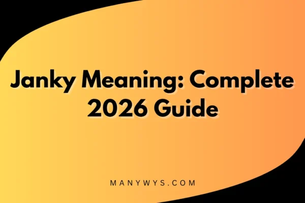 Janky Meaning