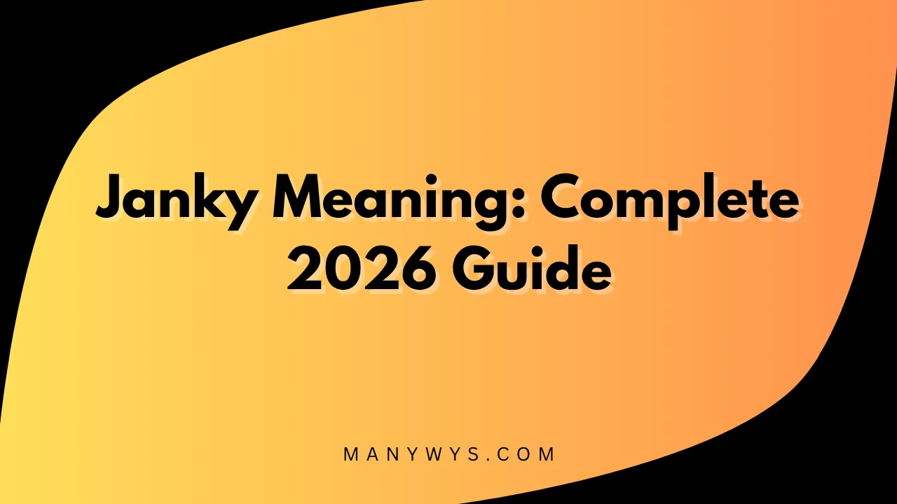 Janky Meaning