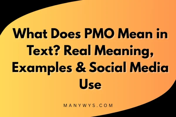PMO Mean in Text