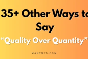 Quality Over Quantity