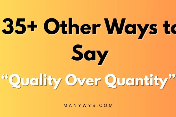 Quality Over Quantity