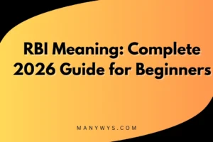 RBI Meaning