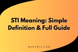STI Meaning
