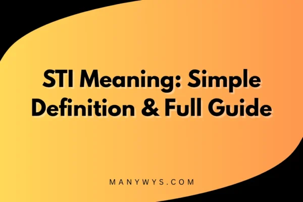 STI Meaning