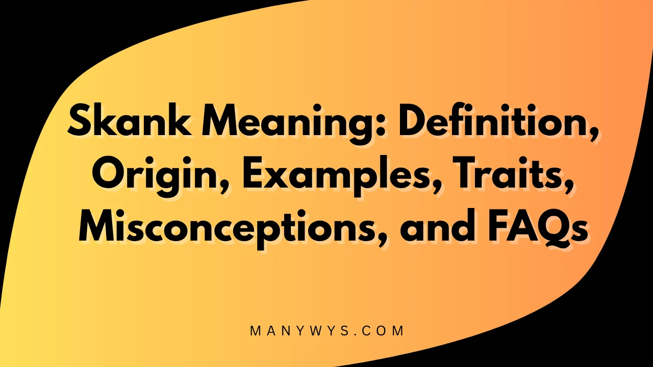 Skank Meaning