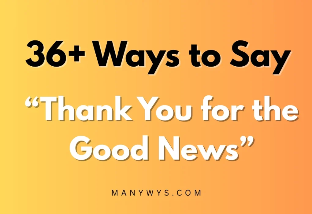 Thank You for the Good News