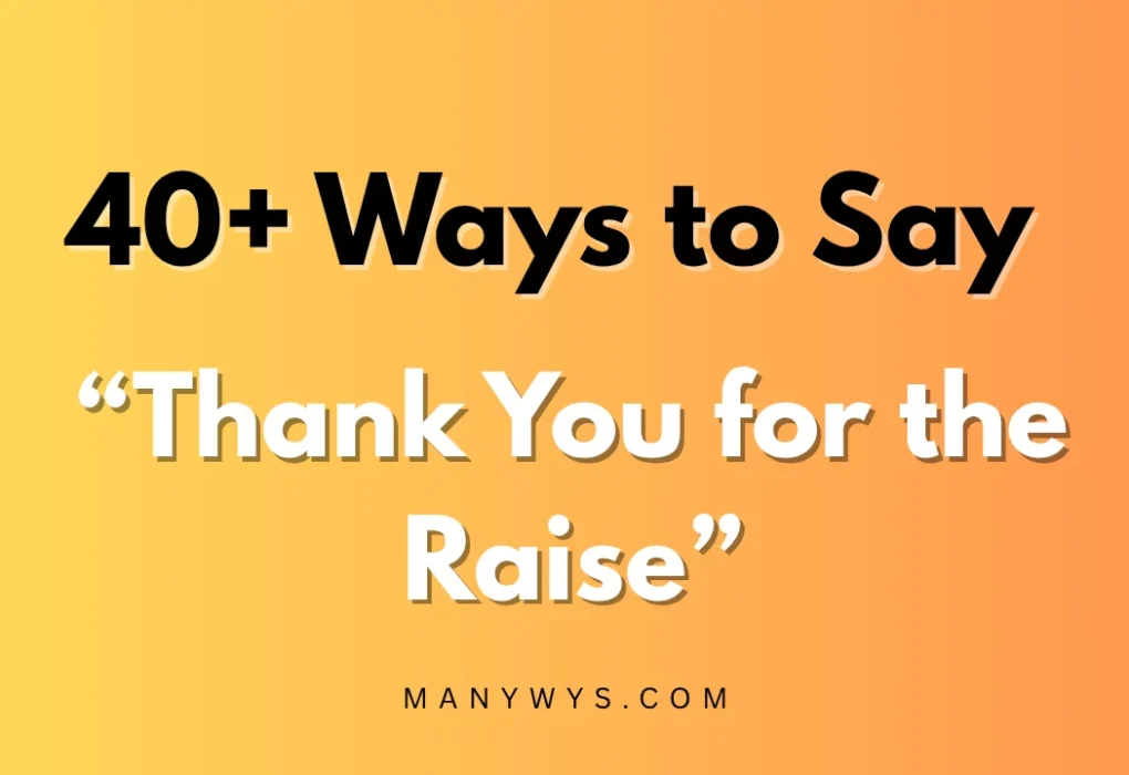 Thank You for the Raise