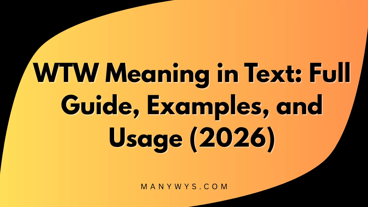 WTW Meaning in Text