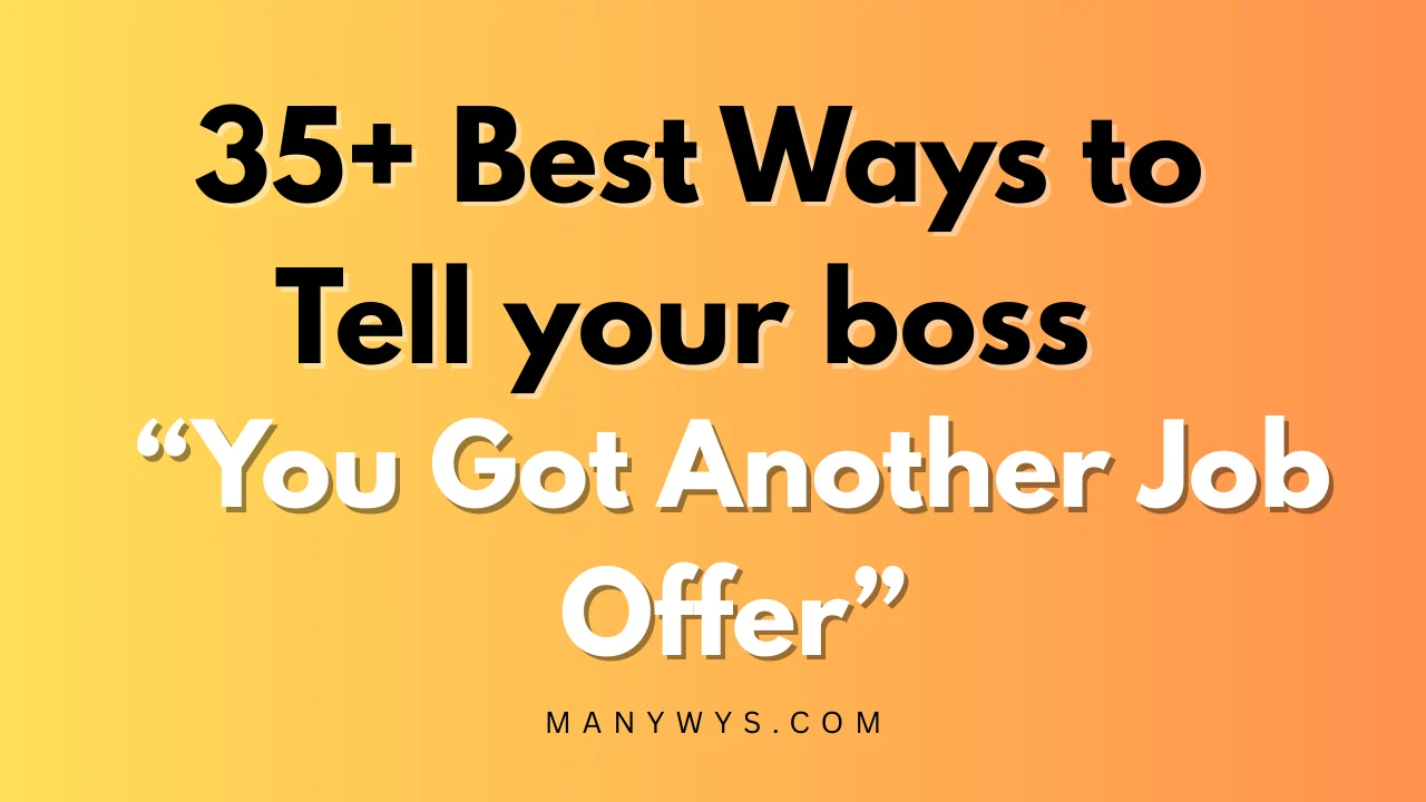 You Got Another Job Offer