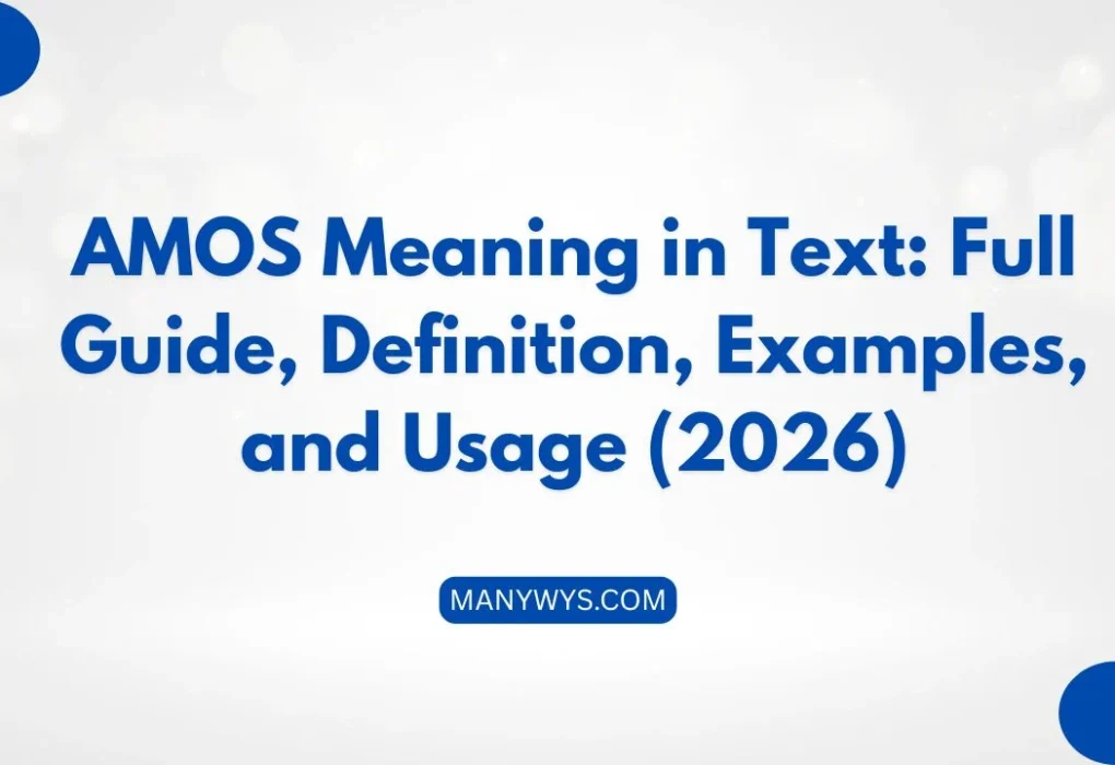AMOS Meaning in Text