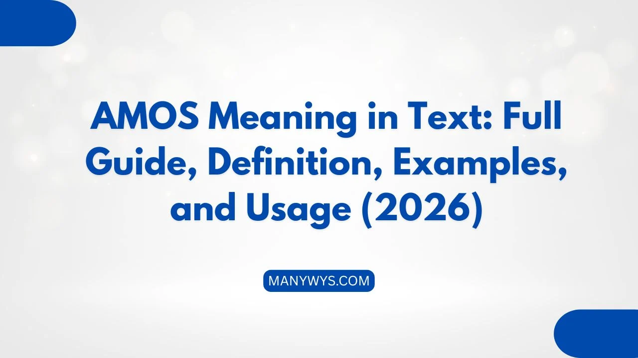 AMOS Meaning in Text