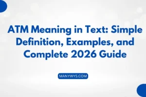 ATM Meaning in Text