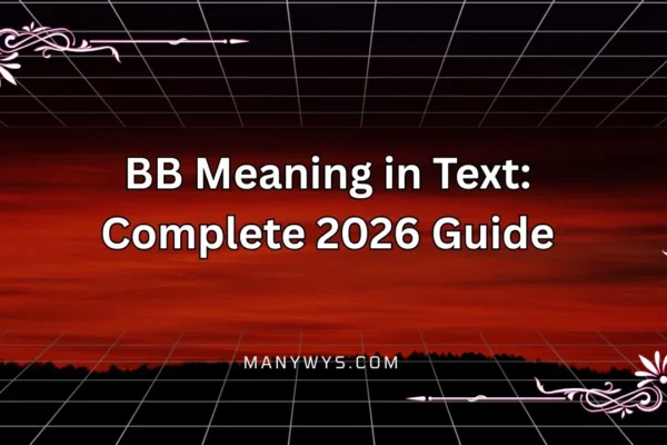 BB Meaning in Text