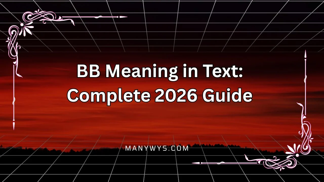 BB Meaning in Text