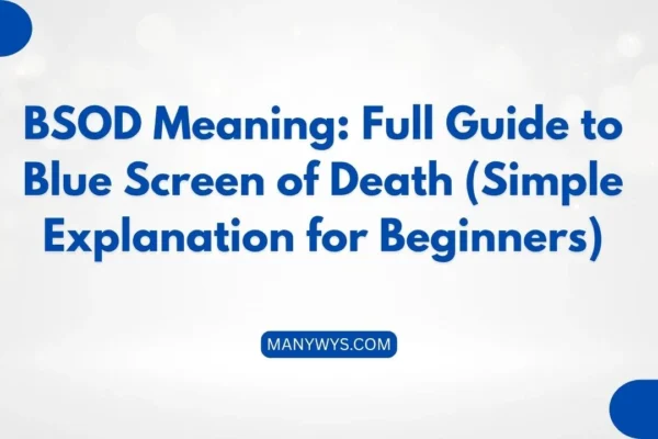 BSOD Meaning