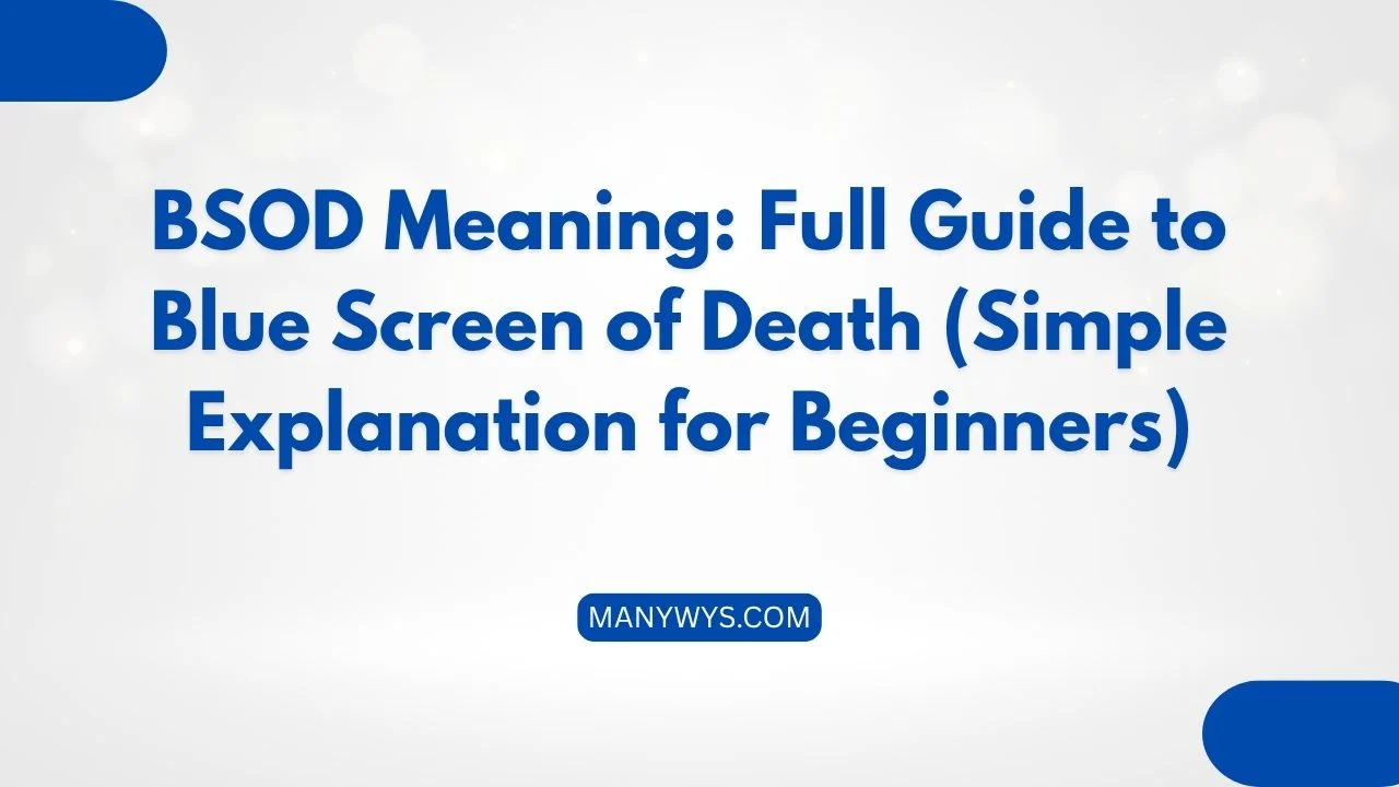 BSOD Meaning