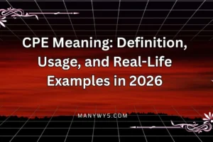 CPE Meaning