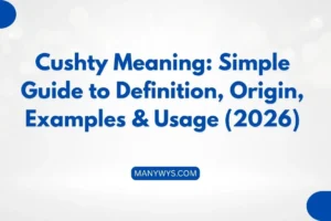 Cushty Meaning