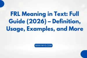 FRL Meaning in Text