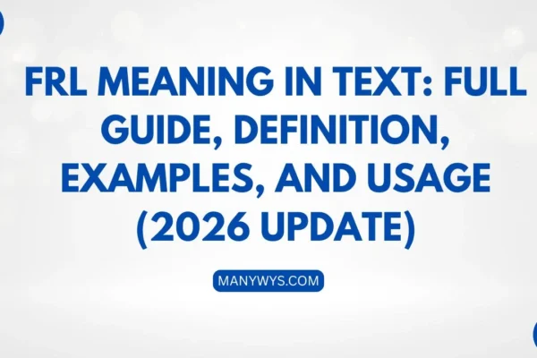FRL Meaning in Text