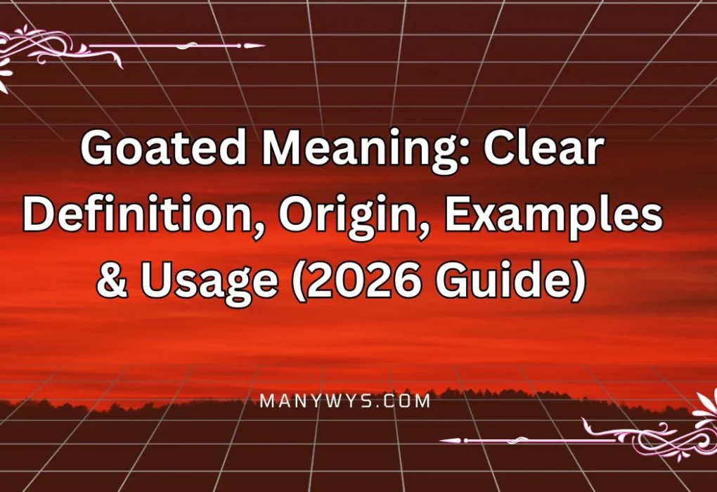 Goated Meaning