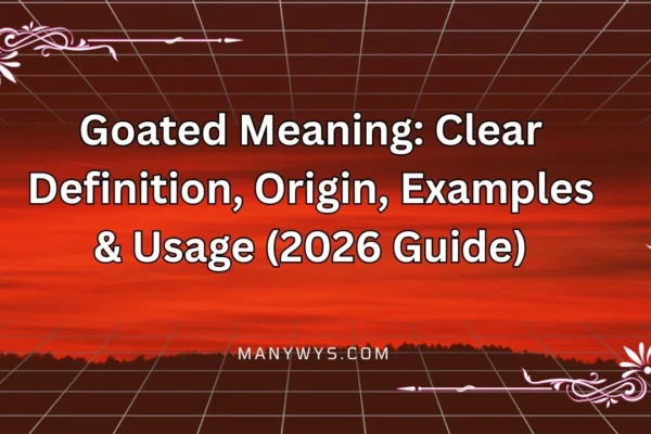Goated Meaning
