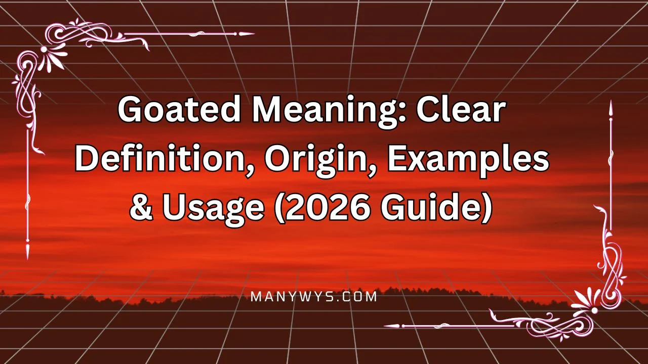 Goated Meaning