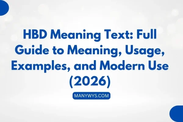 HBD Meaning Text