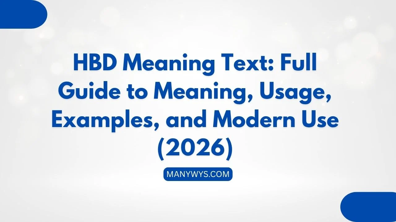 HBD Meaning Text