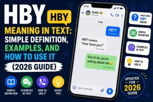 HBY Meaning in Text