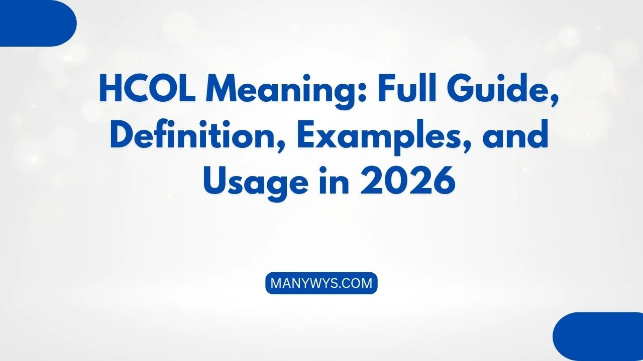 HCOL Meaning