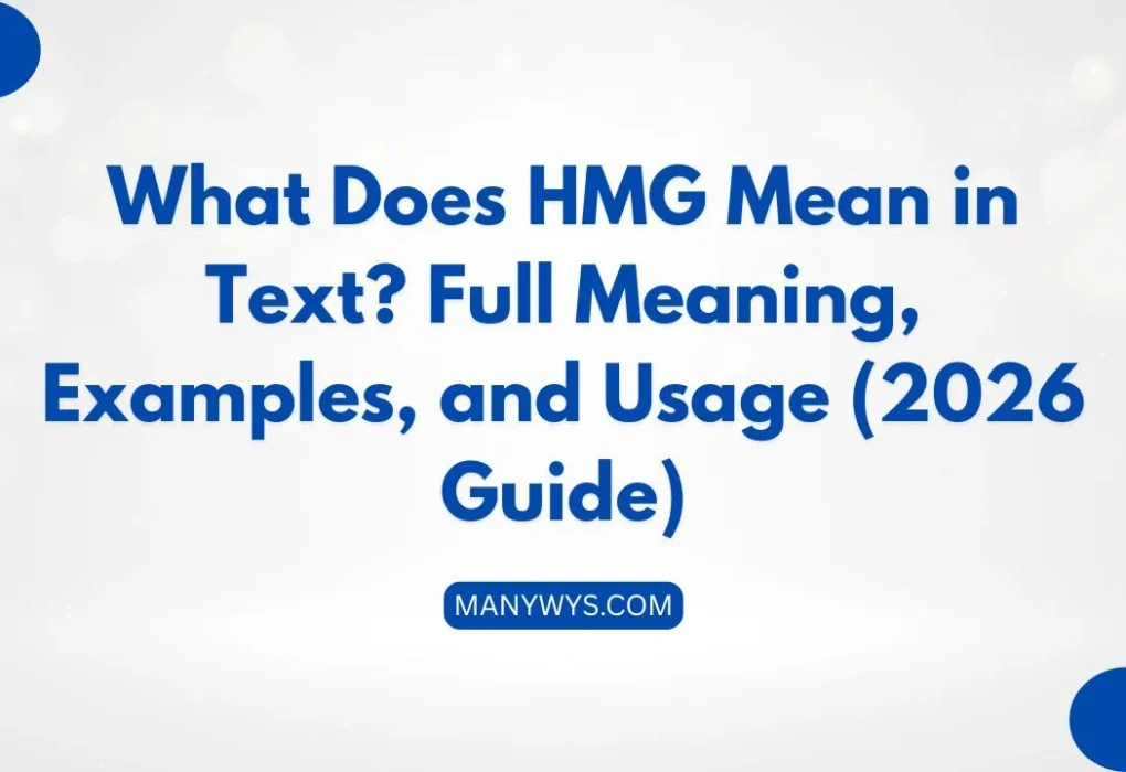 HMG Mean in Text
