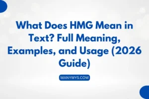 HMG Mean in Text