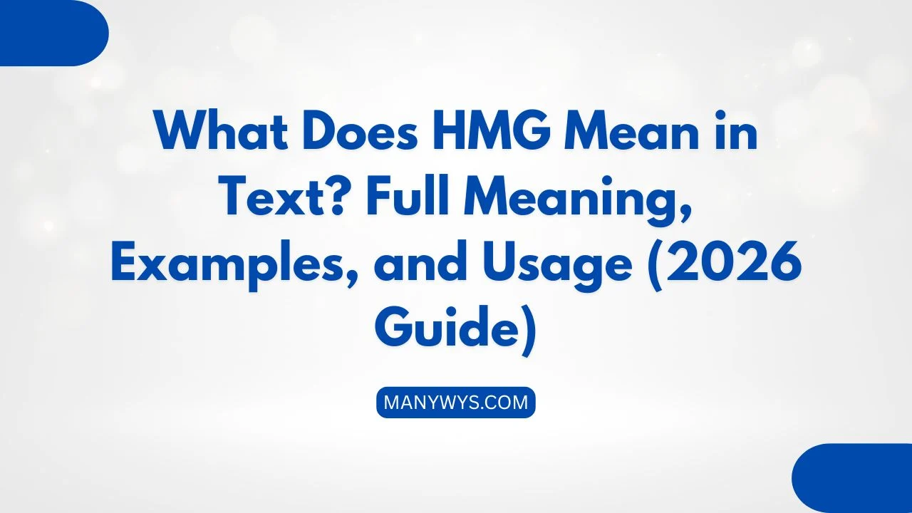 HMG Mean in Text