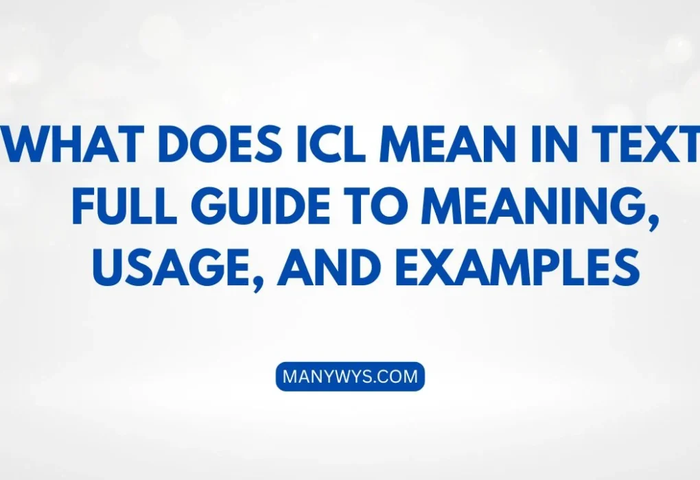 ICL Mean in Text