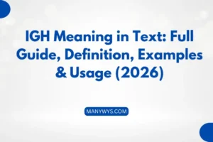 IGH Meaning in Text