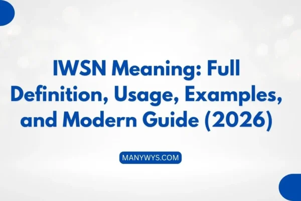 IWSN Meaning